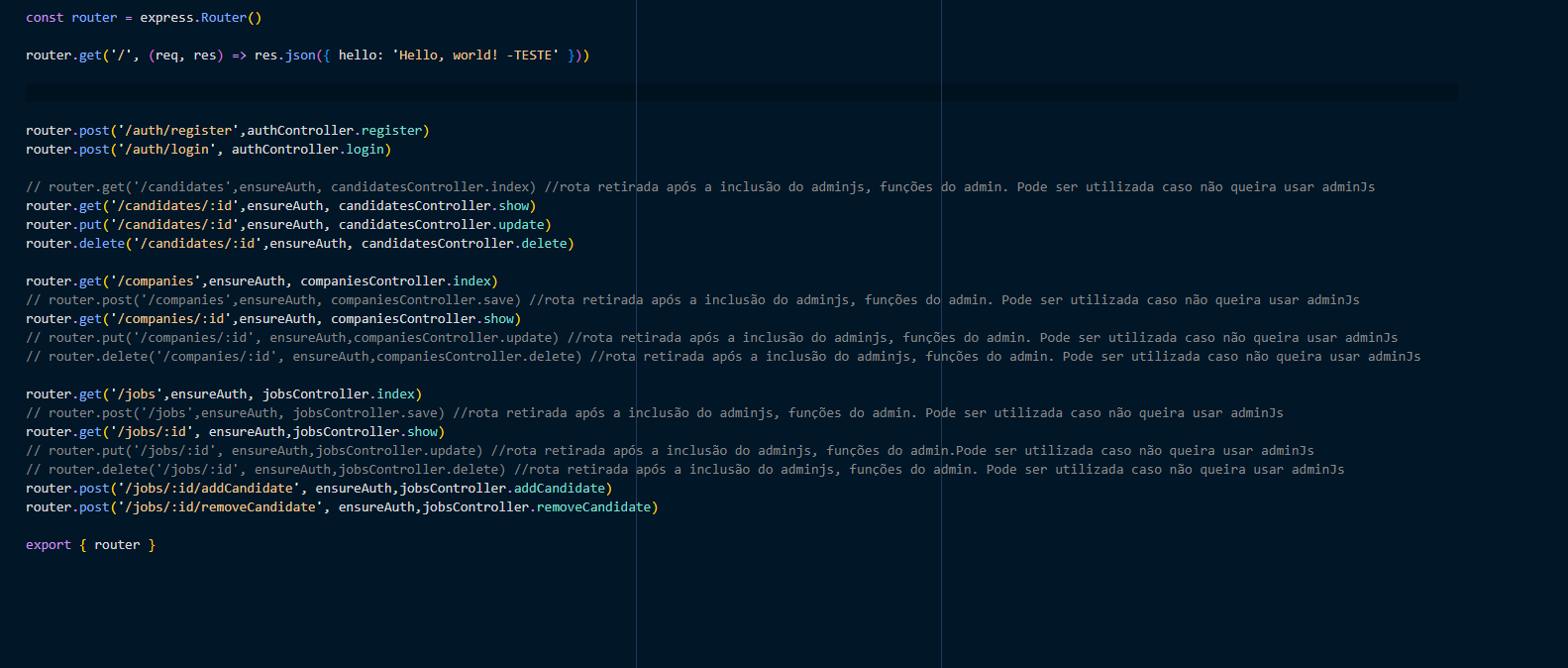 Back-end Site De Vaga